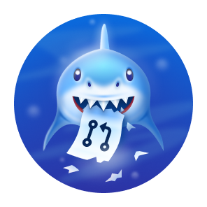 GitHub Pull Shark achievement badge